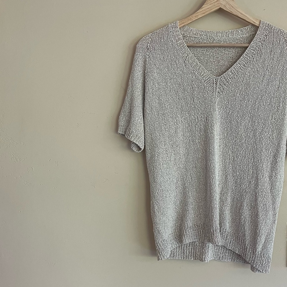 Vintage Handmade Knit Top of a Set